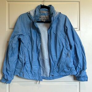 Women's Columbia Titanium Travel Packable Rain Coat with Storage Pouch !